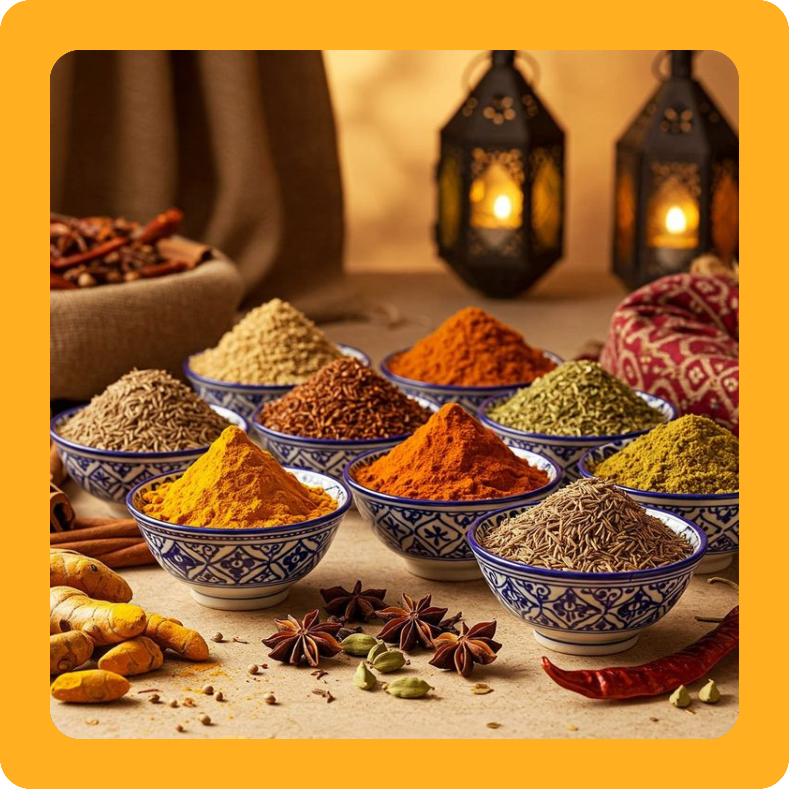 بهارات وتوابل